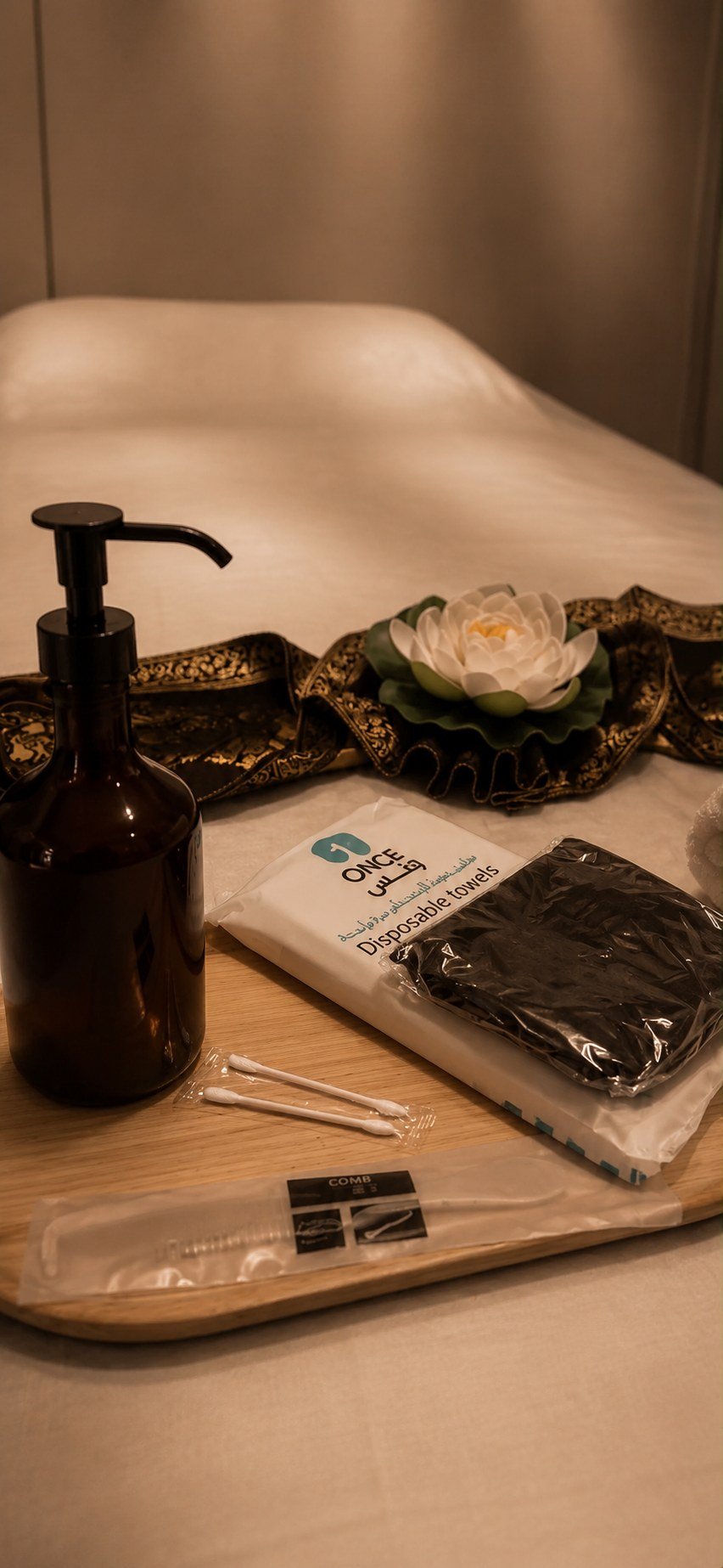 Oils and towels